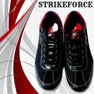 Men’s STRIKEFORCE Sport Shoes 👟 Black/Red ~ Sz 10.5 NEW!